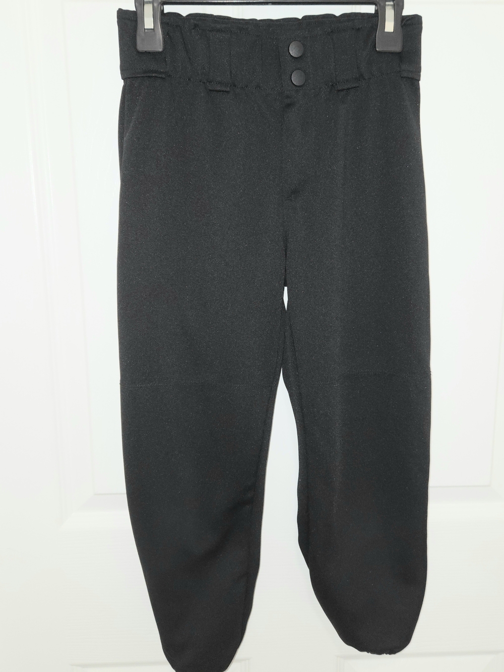 Stelle Baseball Pants Kids Large Black with Elastic Cuff Sports Gear.